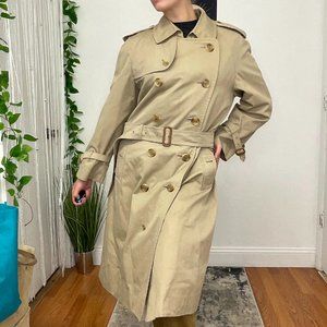 Burberry The Short Islington Trench Coat Button Down Size 48 | US 8 Beige